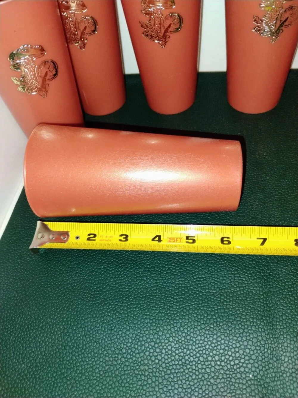 Vintage 1970s NASCO Magic Mushroom tumblers